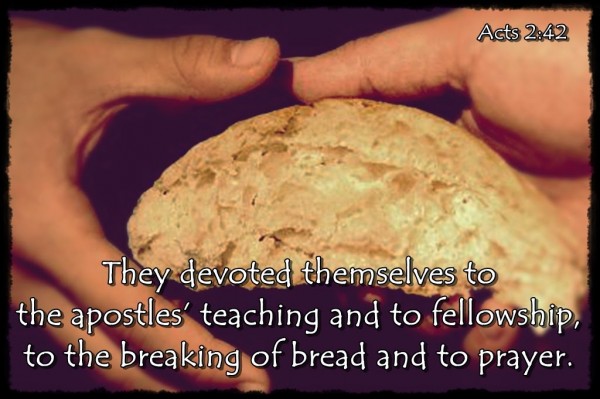 Lể bẻ bánh Công vụ các sứ đồ 2:42